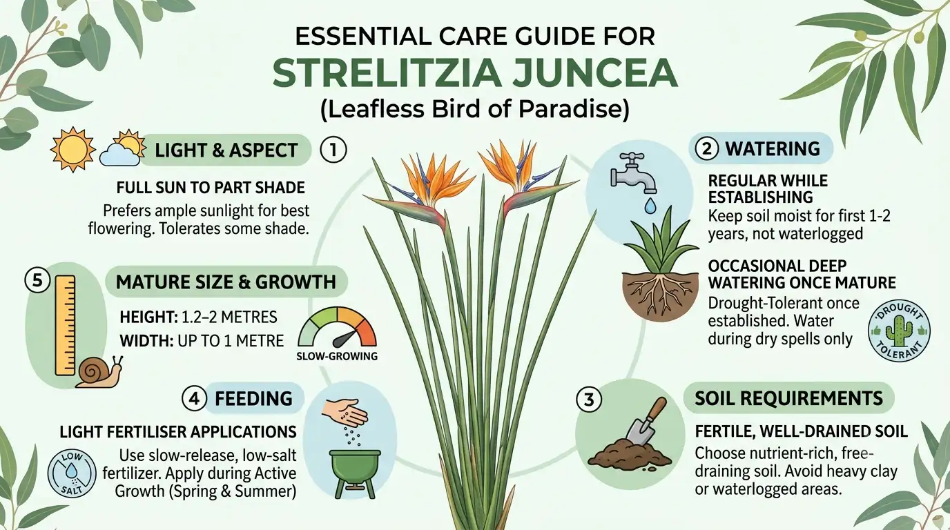 leafless bird of paradise