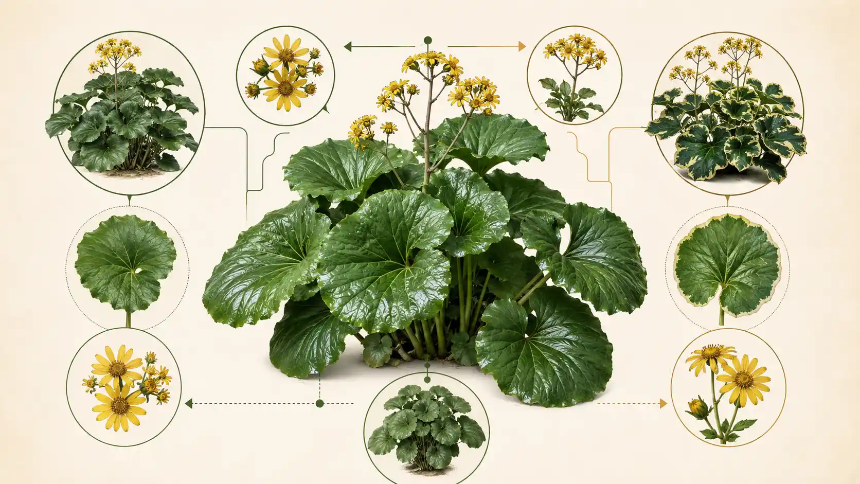 ligularia reniformis designer verde