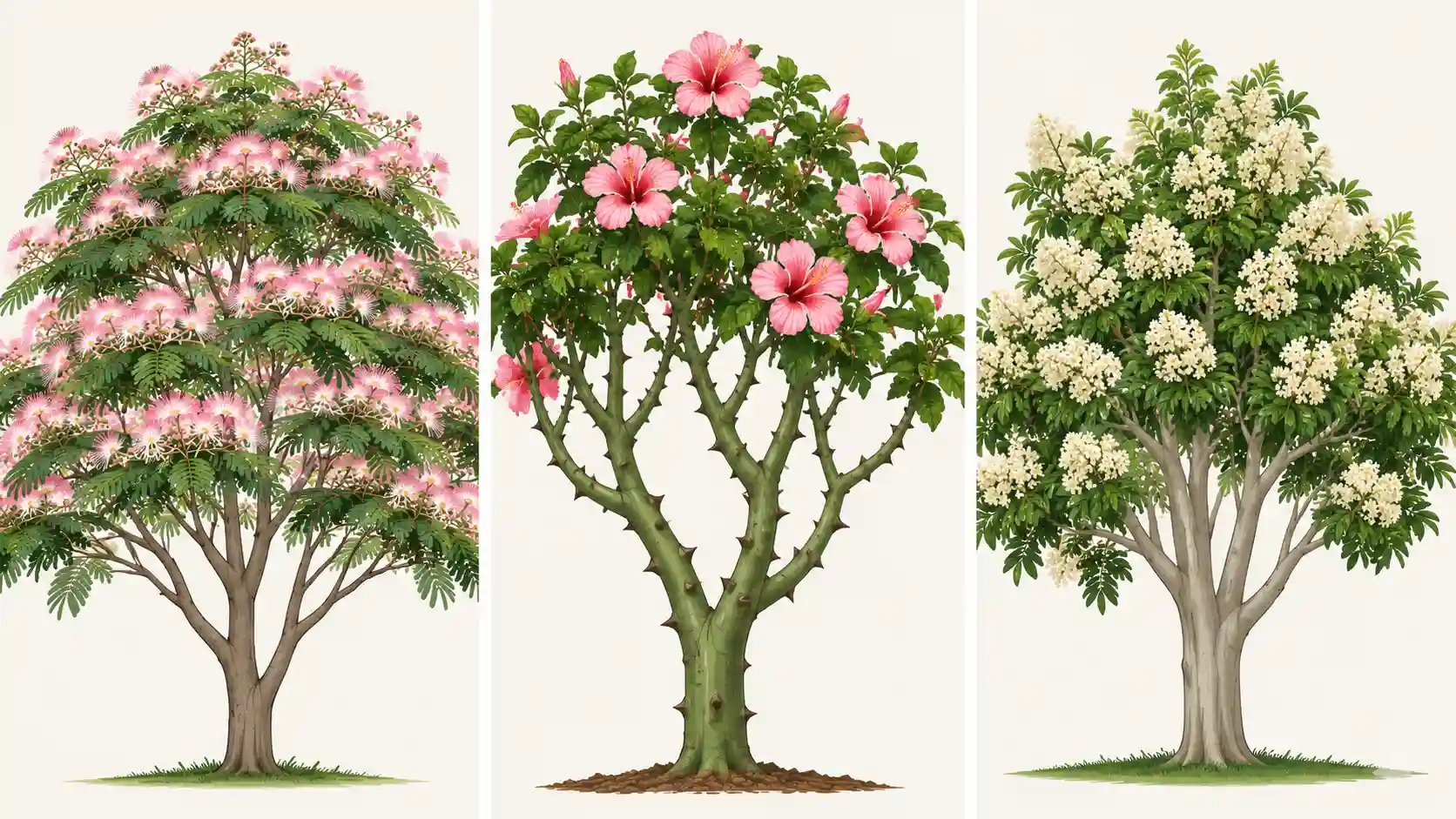 pink silk tree