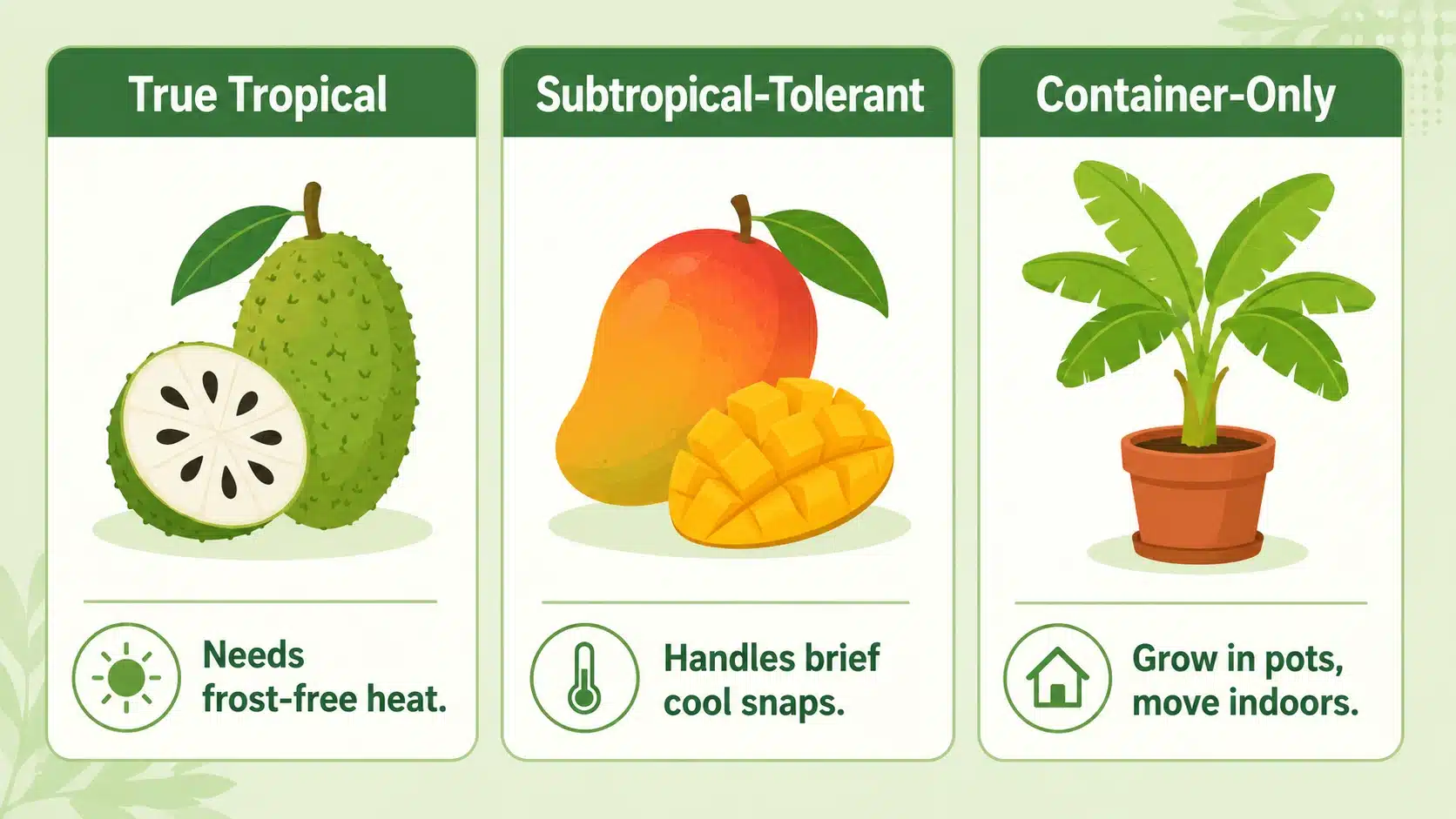 tropical fruits