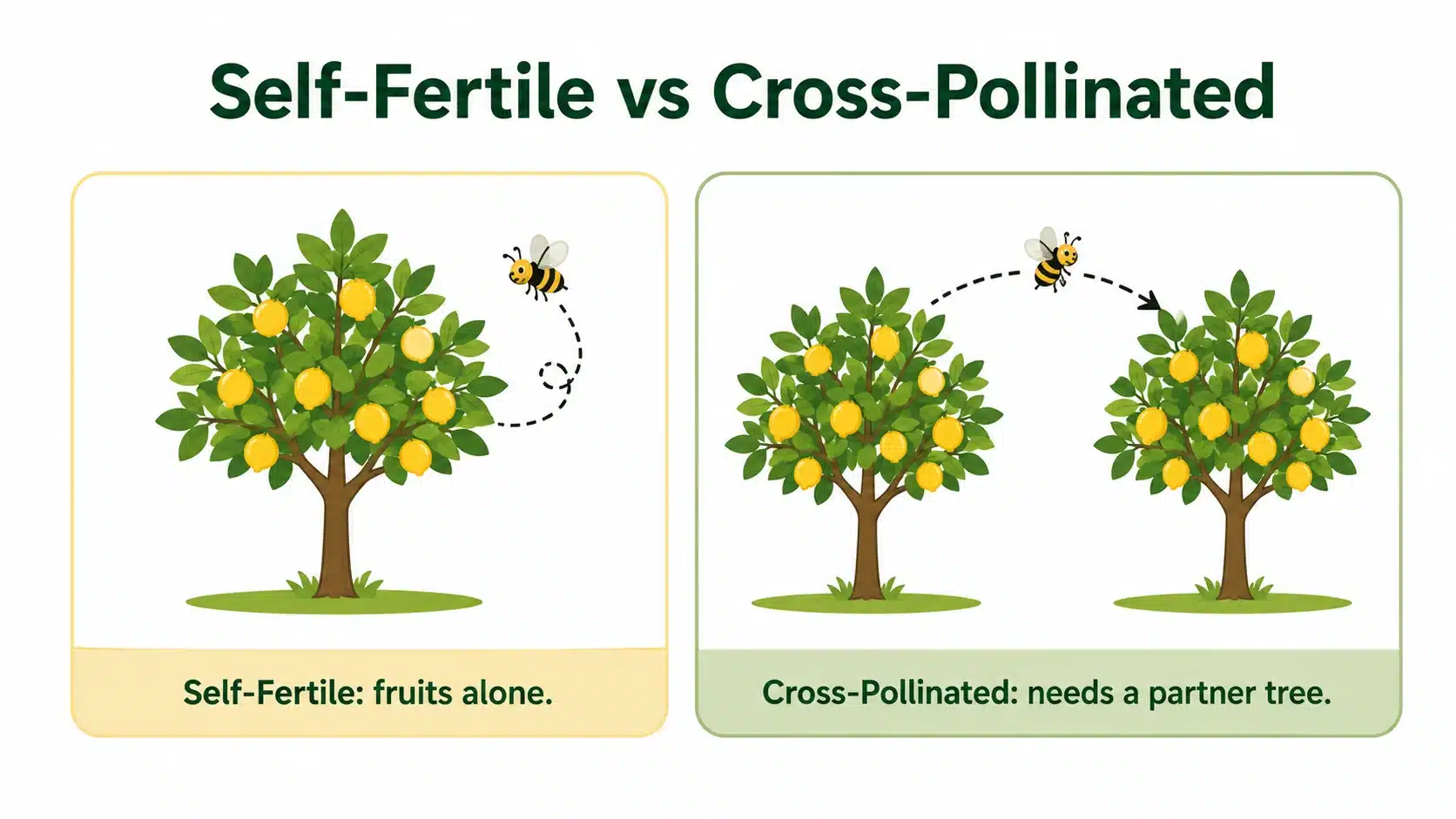 fruit trees and tropical plants