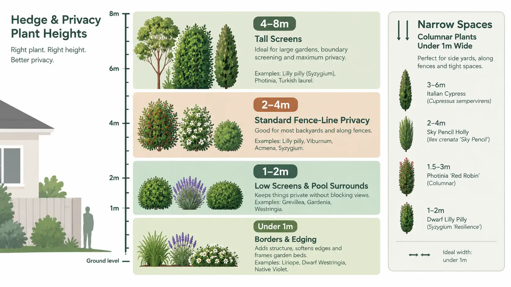 hedge and screening plants