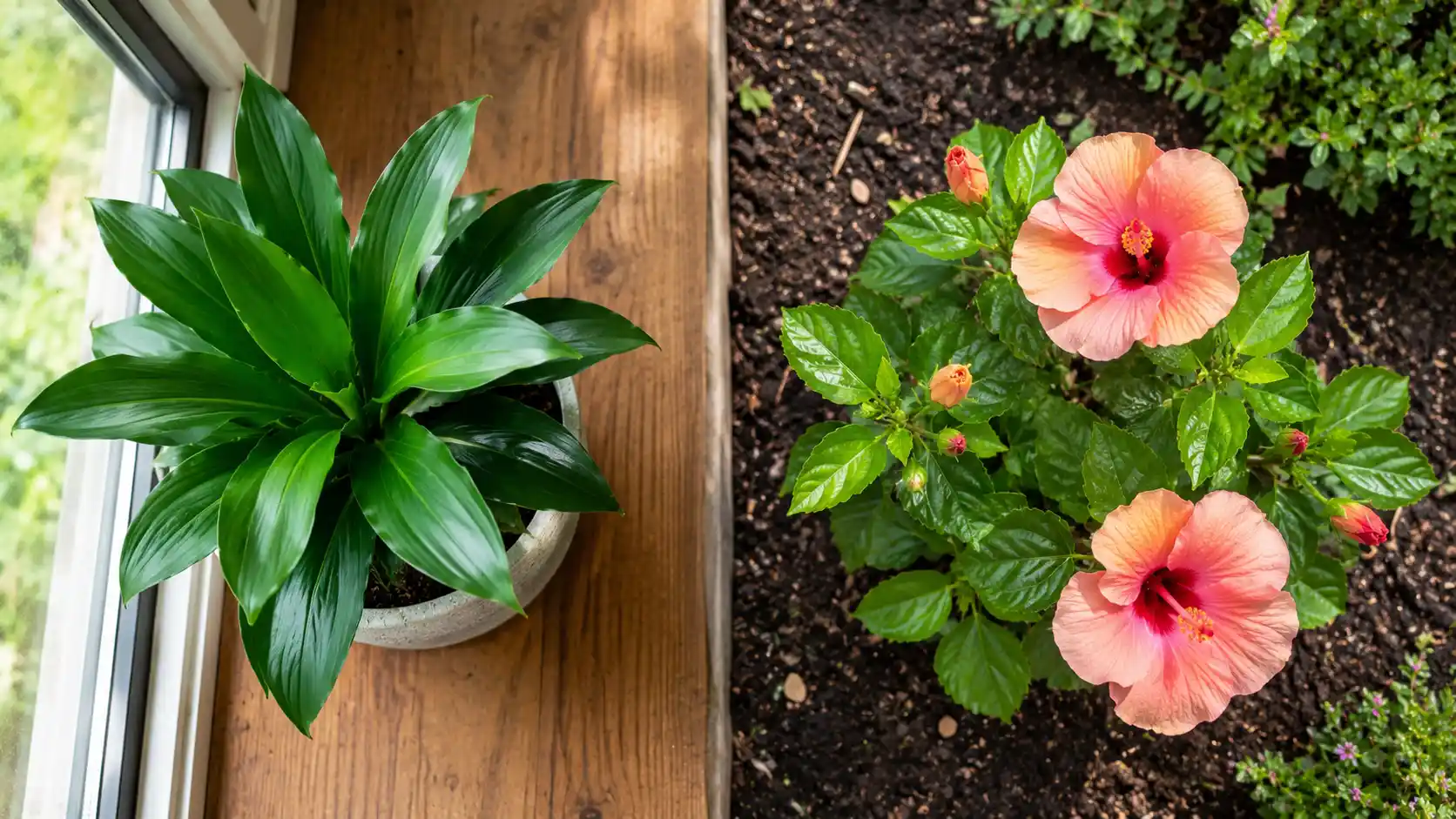 indoor plant vs outdoor plant care differences