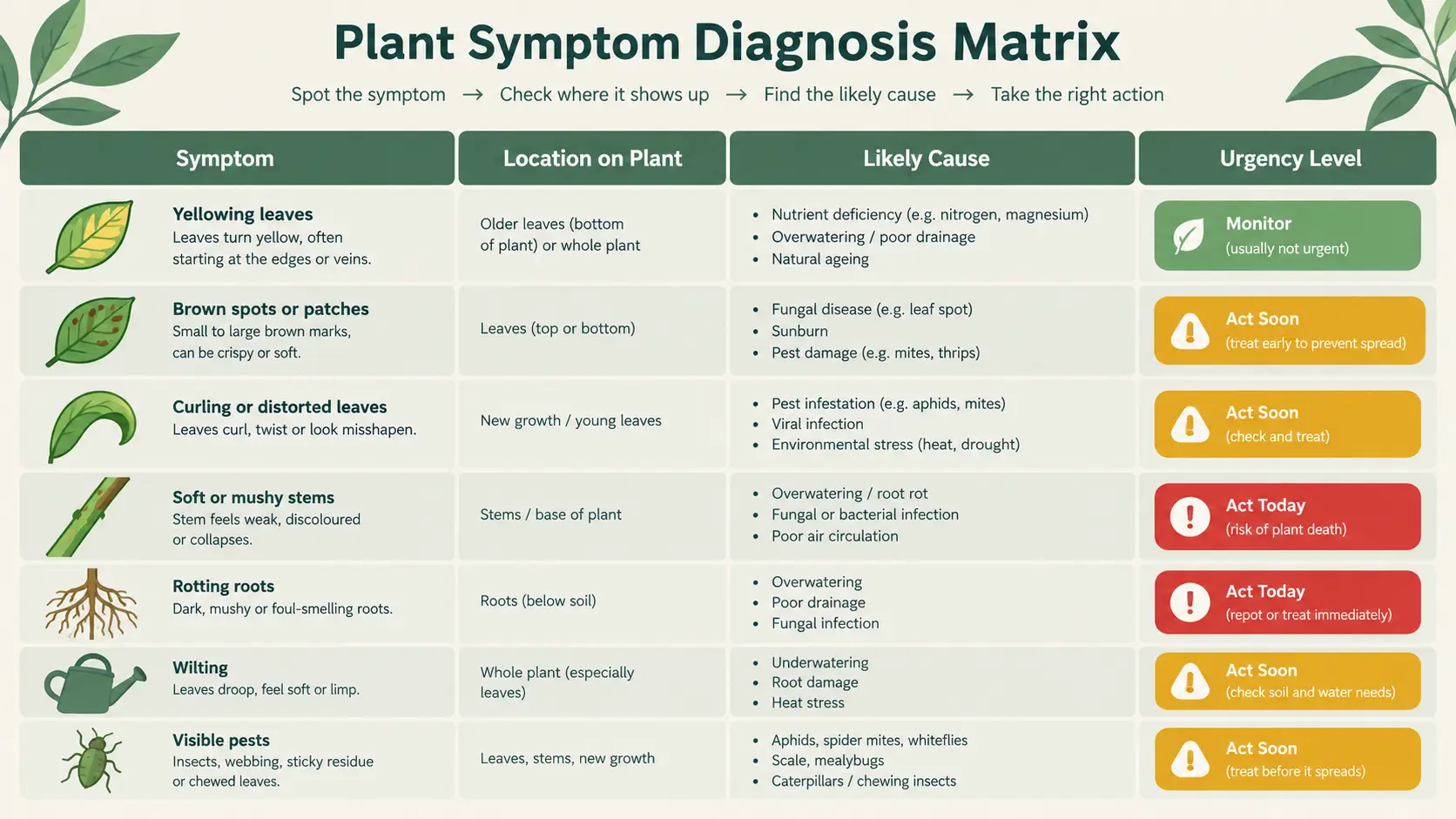 plant problems and troubleshooting