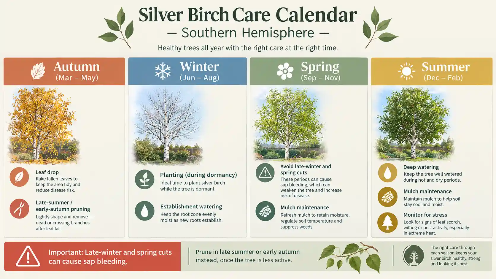 silver birch tree australia