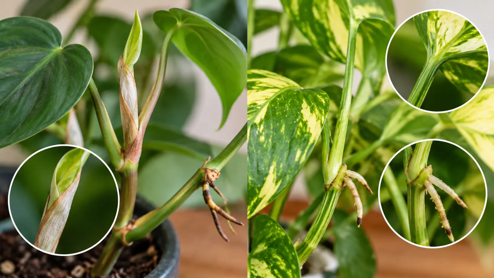 pothos vs philodendron