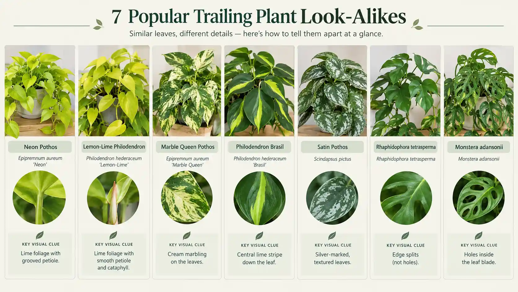 pothos vs philodendron