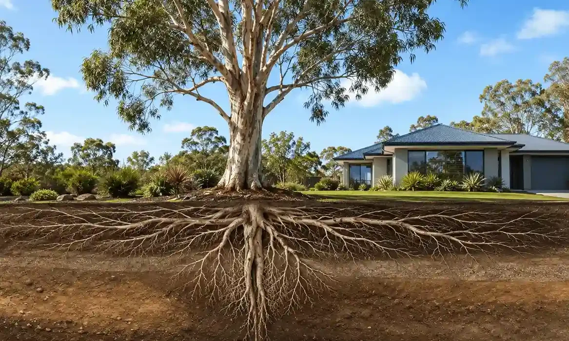 gum tree root system