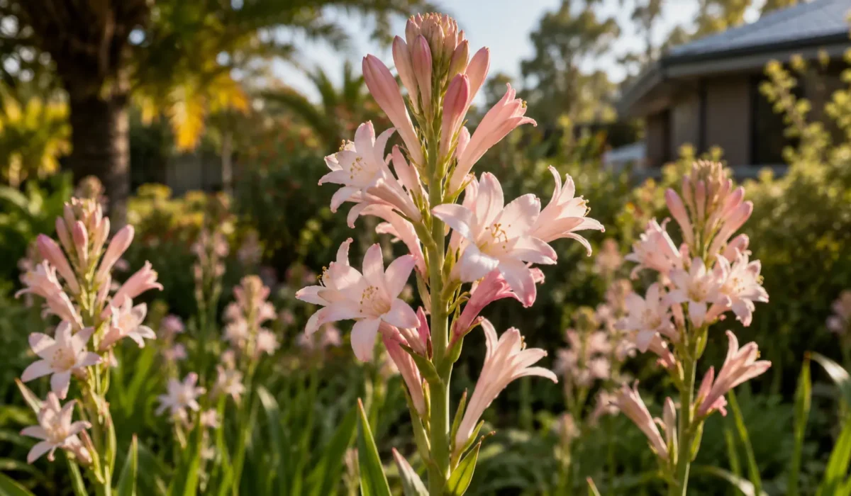 pink tuberose