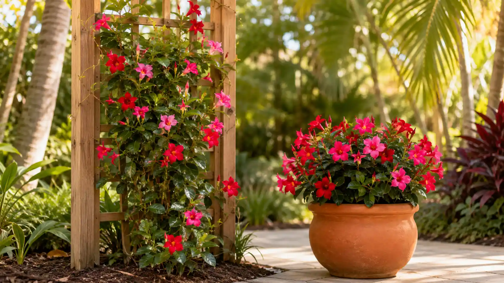 difference between mandevilla and dipladenia