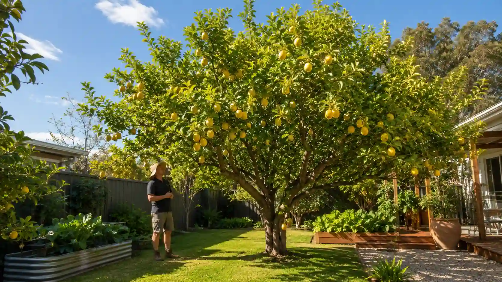 how large do lemon trees get