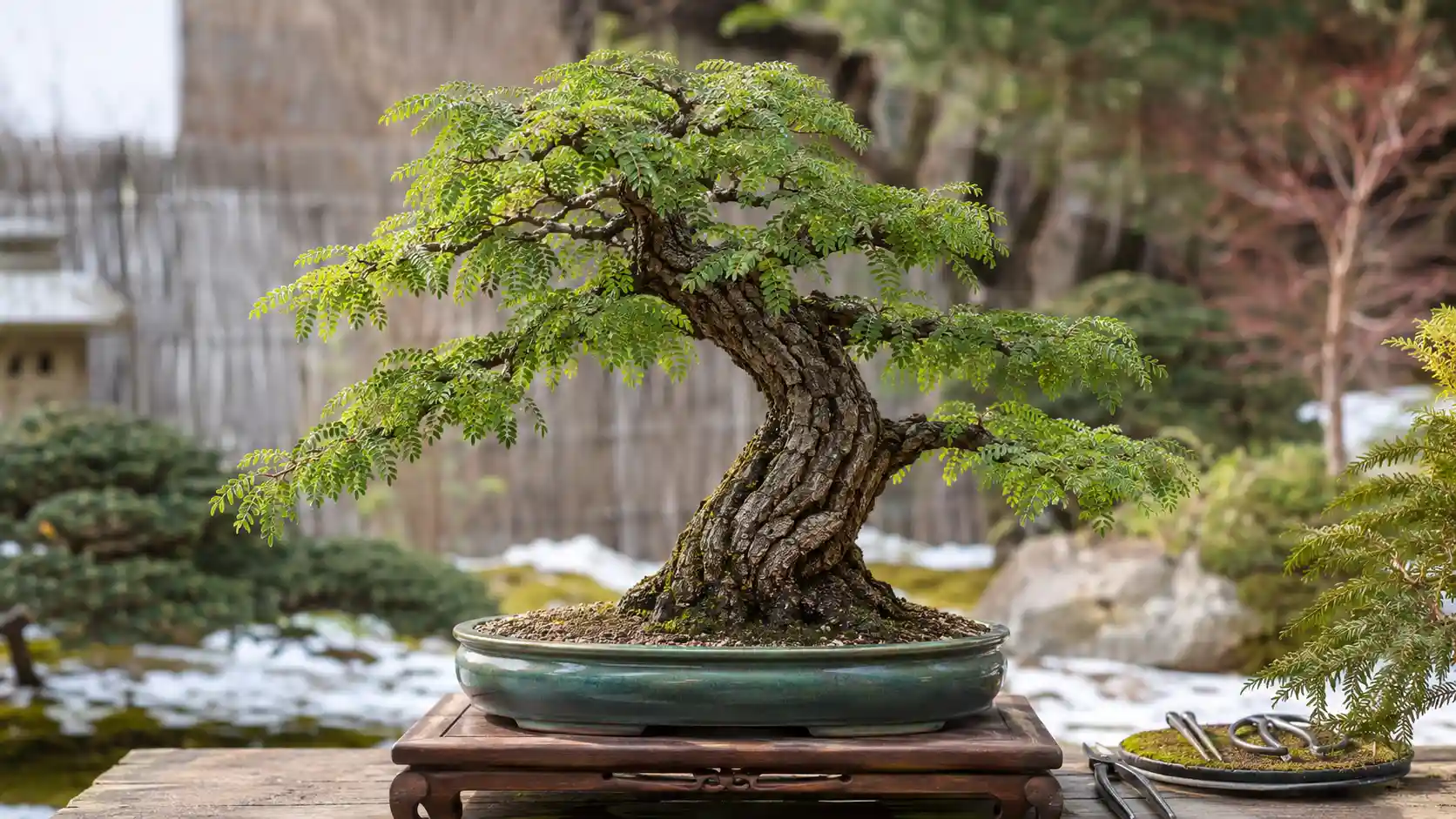 locust bonsai tree