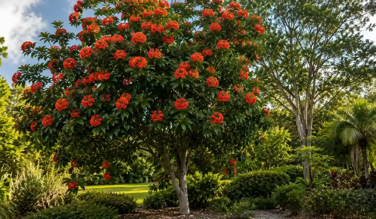queensland fire wheel tree