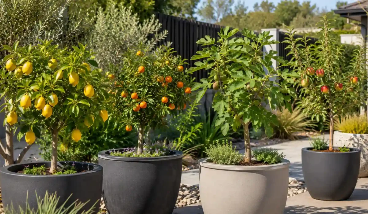 Dwarf fruit trees for pots Australia