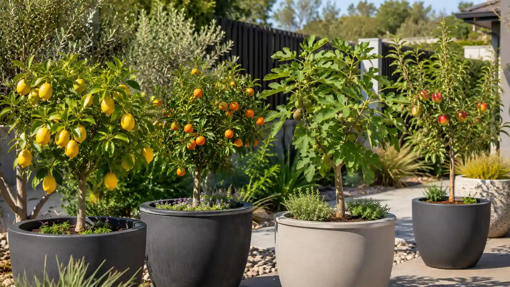 Dwarf fruit trees for pots Australia