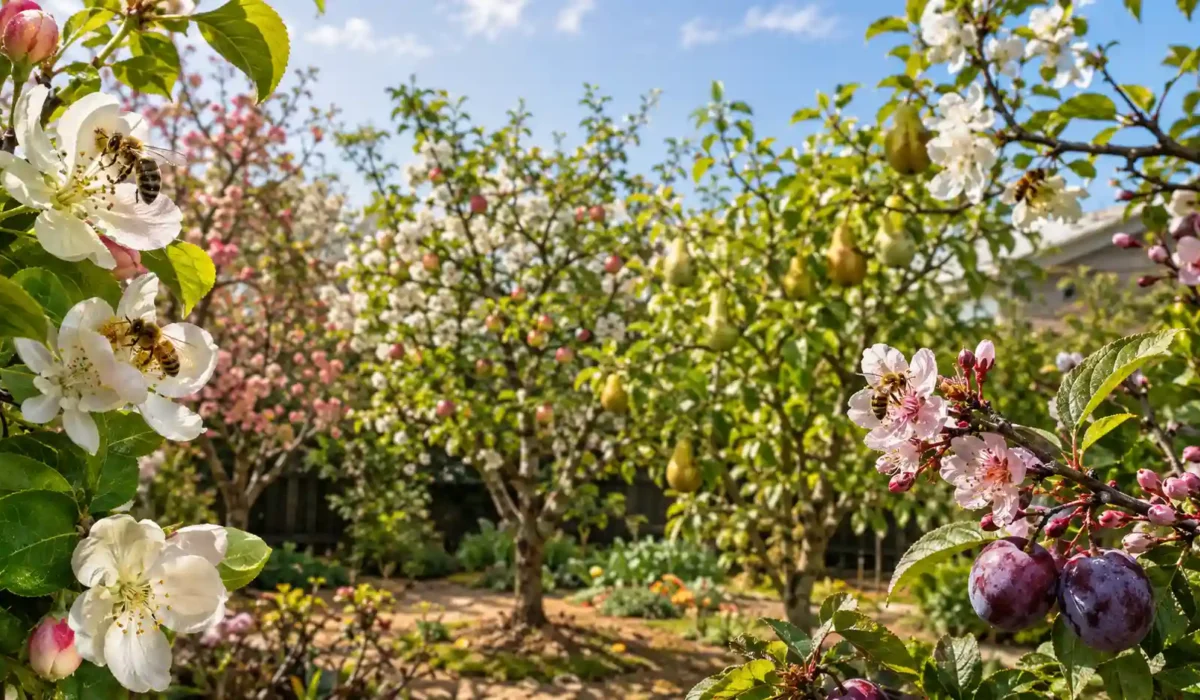 Fruit tree pollination chart Australia