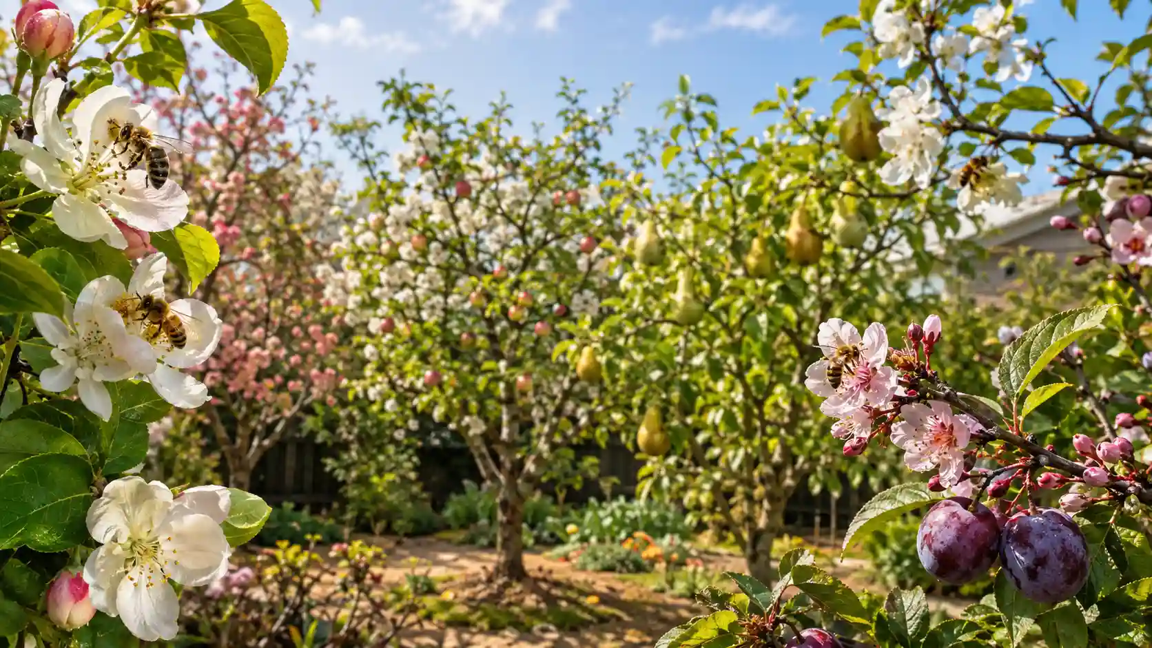 Fruit tree pollination chart Australia