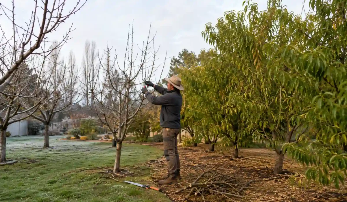 Fruit tree pruning calendar Australia