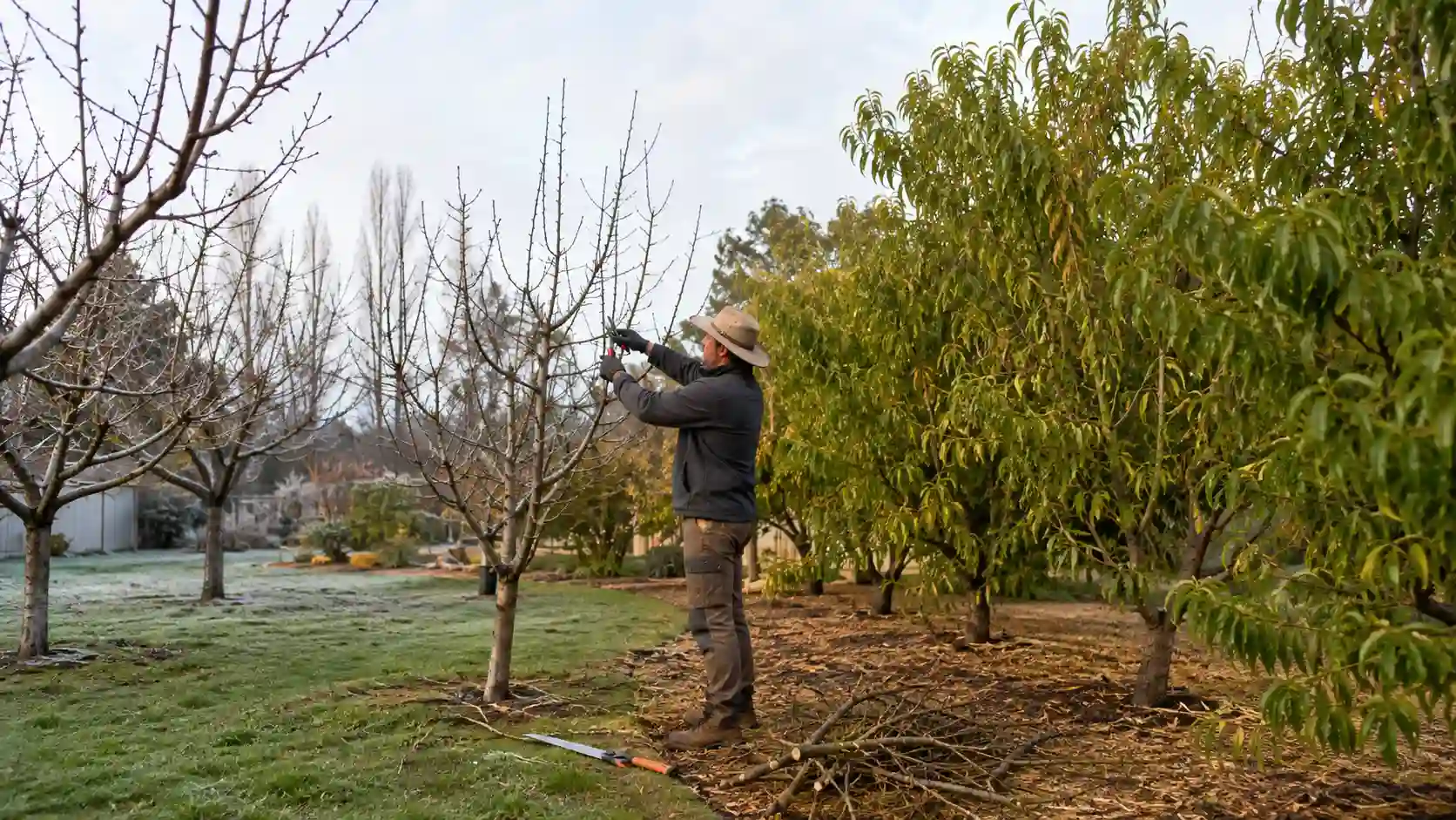Fruit tree pruning calendar Australia
