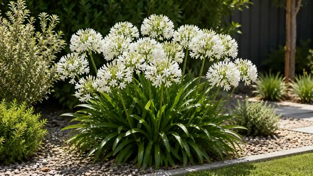 agapanthus orientalis snowball
