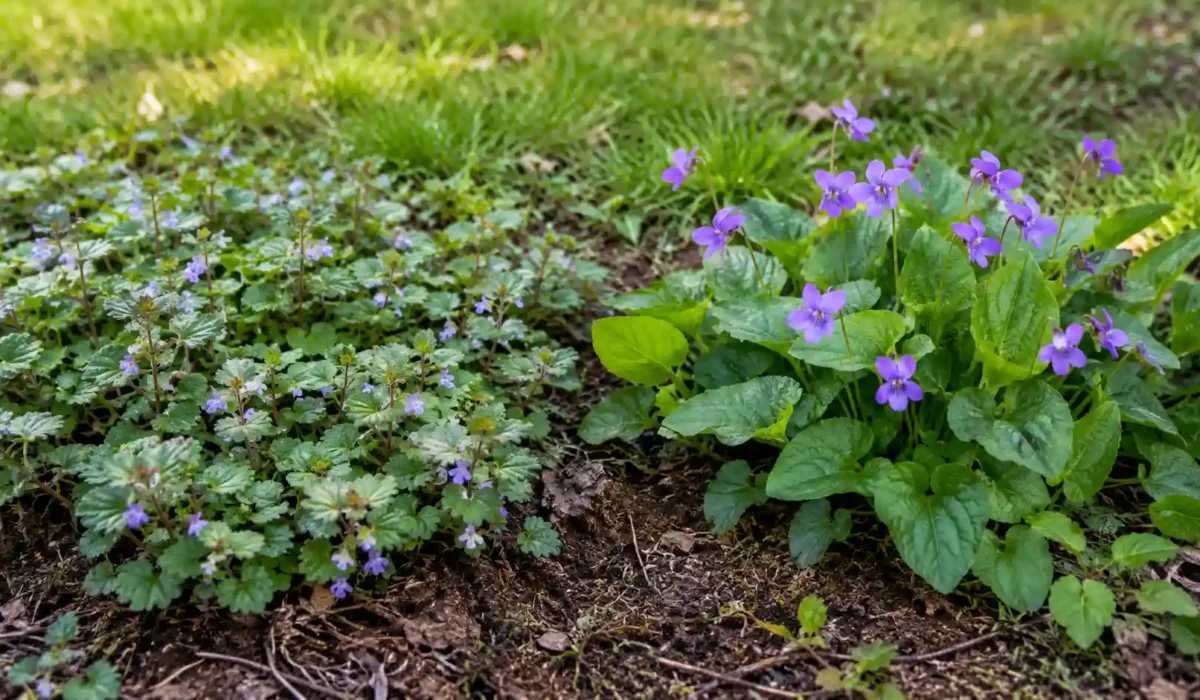 creeping charlie vs wild violet