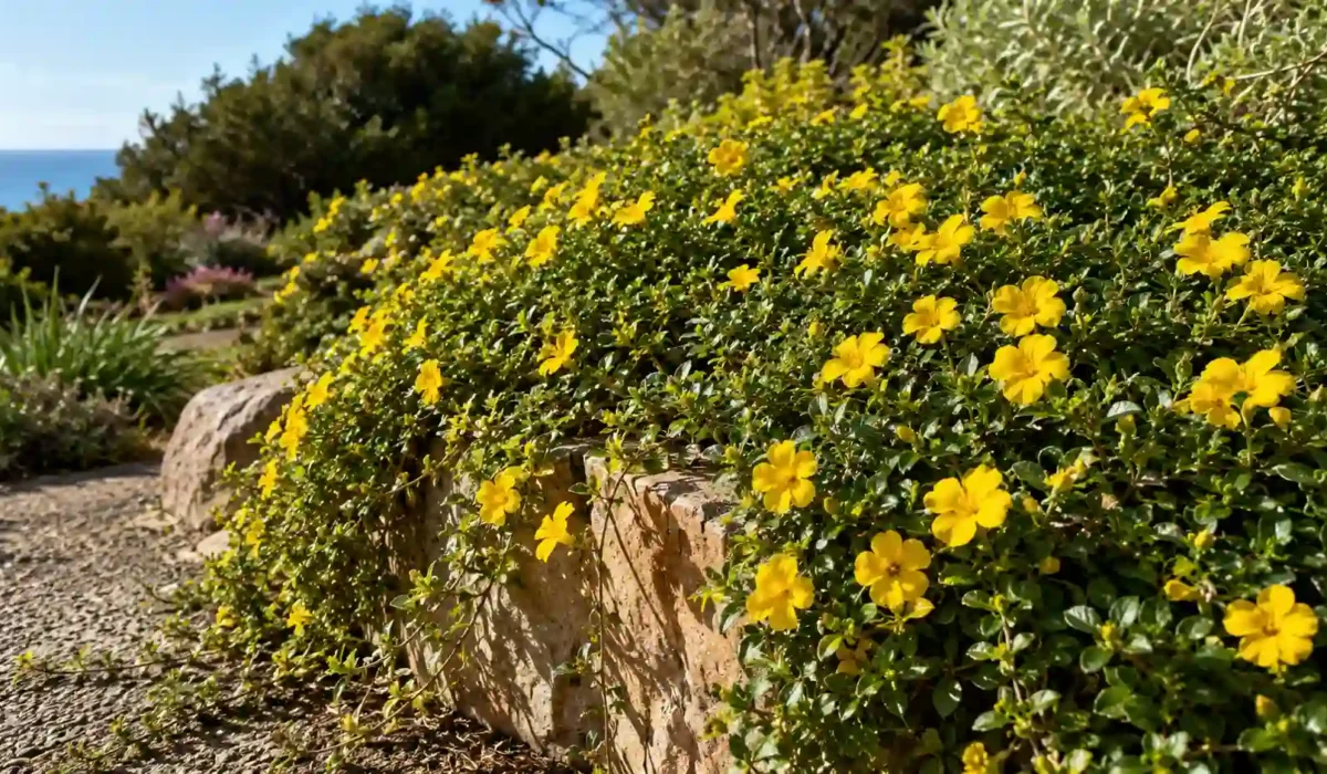 hibbertia scandens ground cover