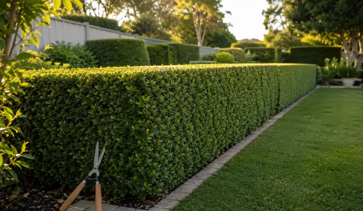 how to prune hedge plants australia