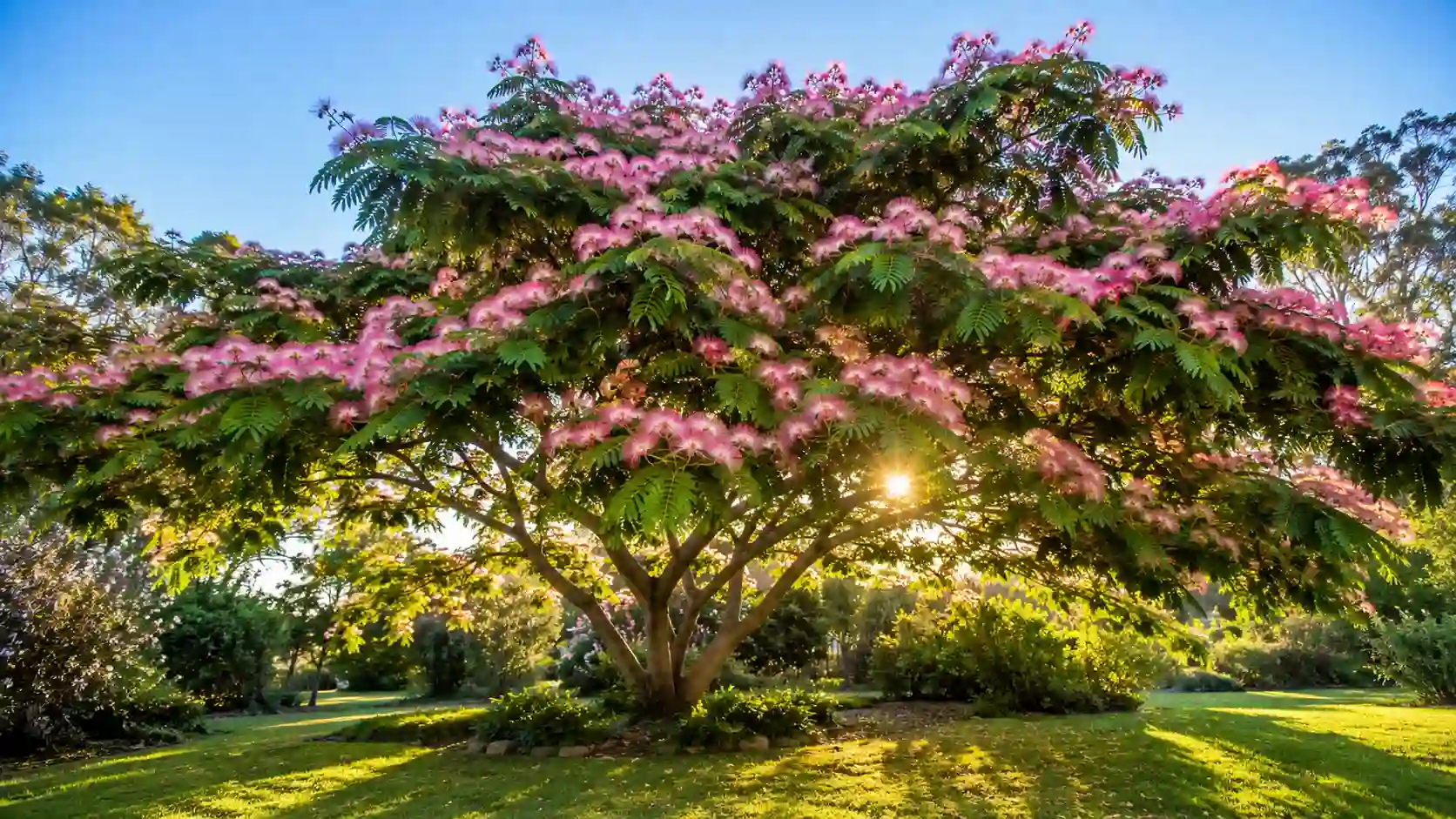 pink silk tree