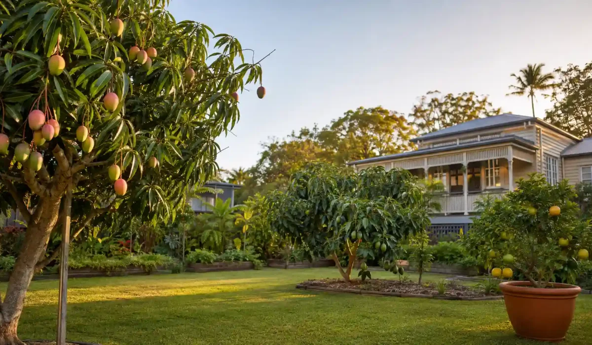 tropical fruit trees for brisbane backyard