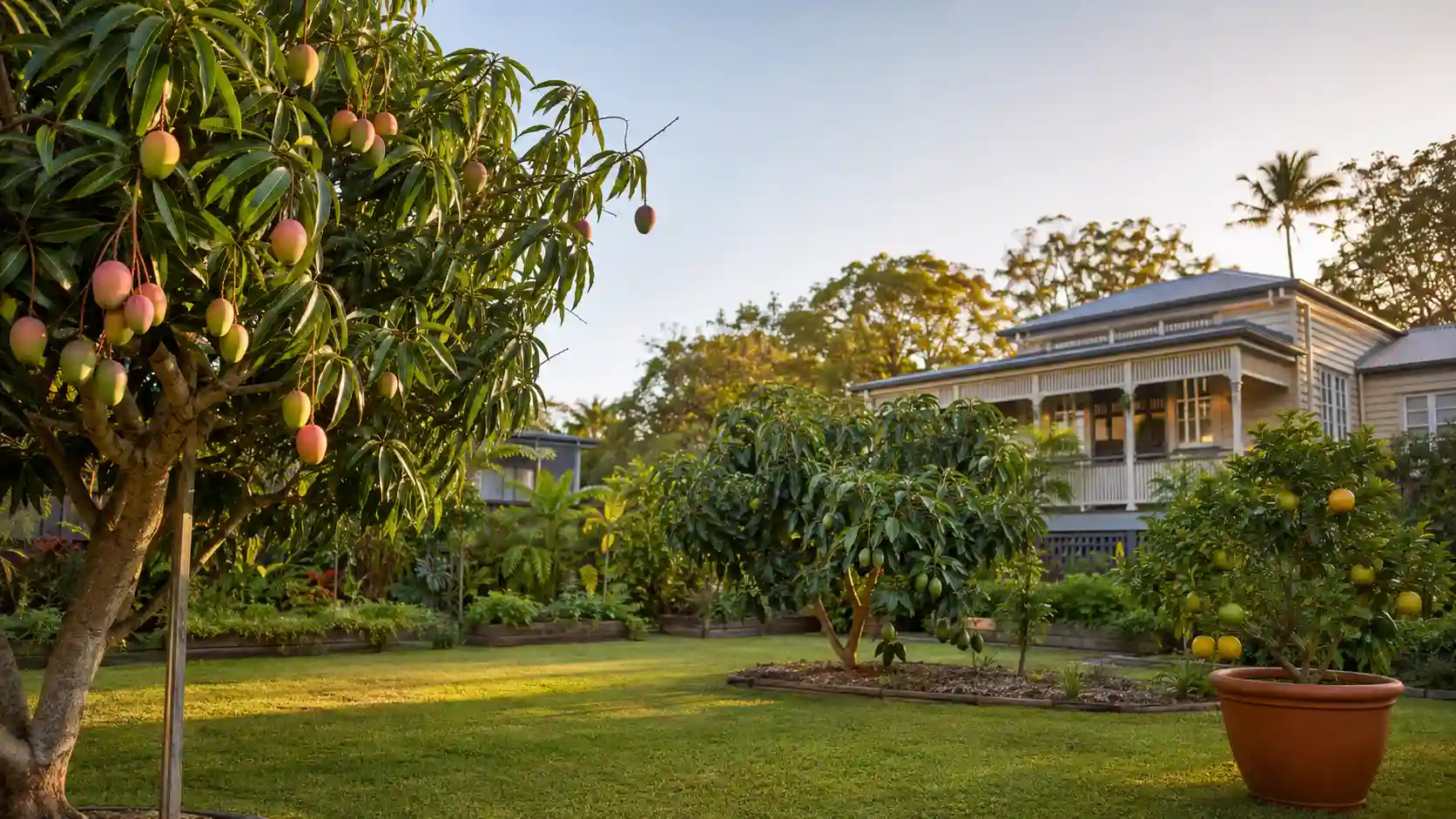 tropical fruit trees for brisbane backyard
