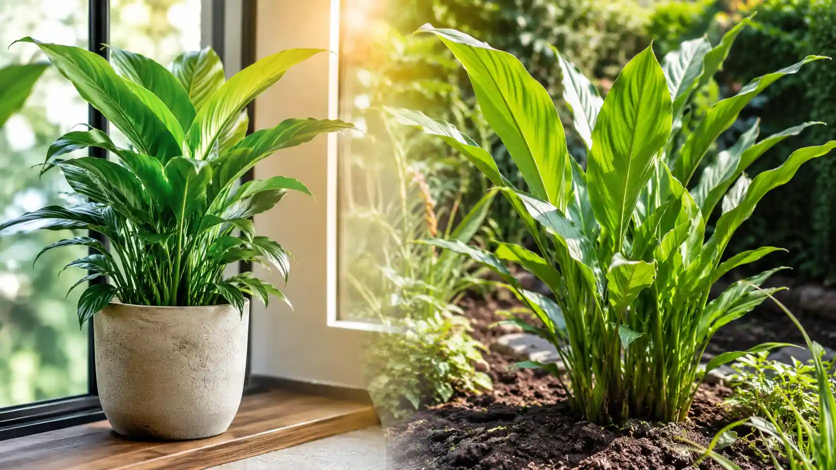 indoor plant vs outdoor plant care differences