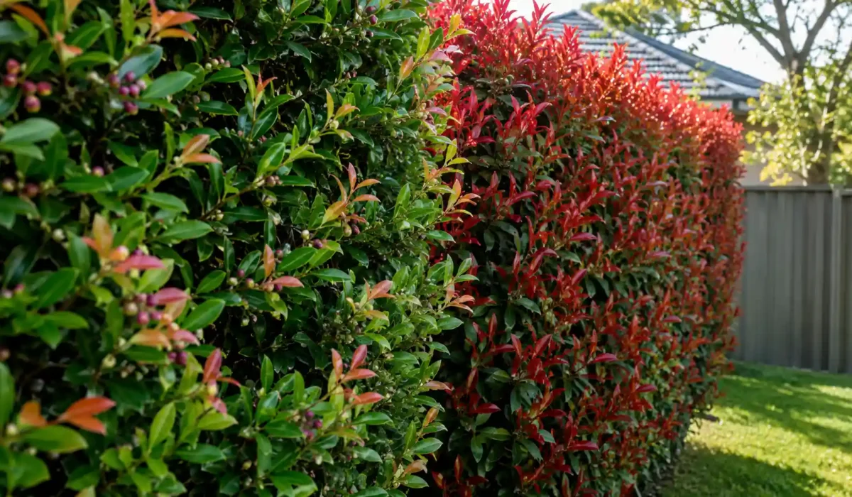 lilly pilly vs photinia hedge comparison