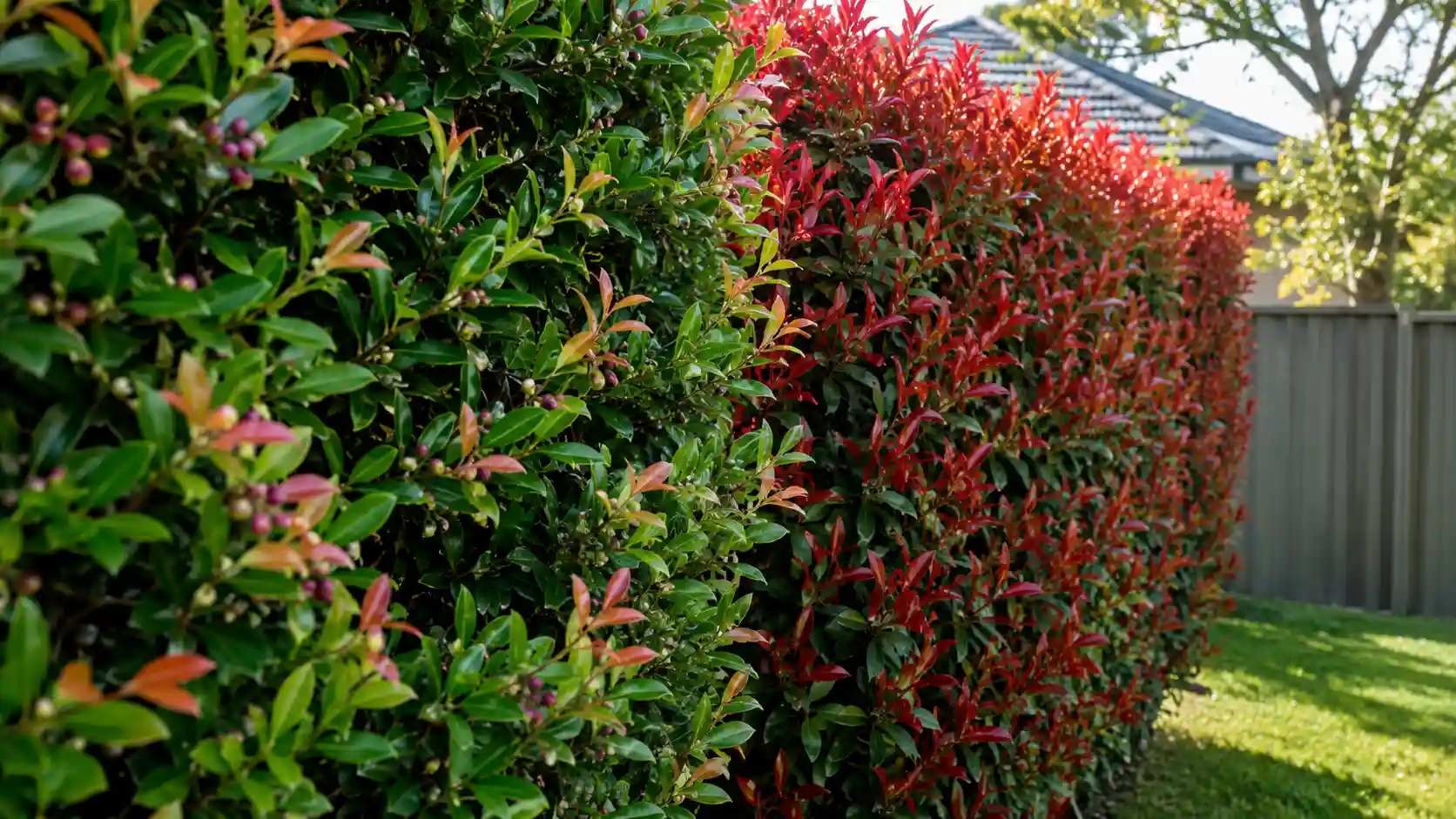 lilly pilly vs photinia hedge comparison