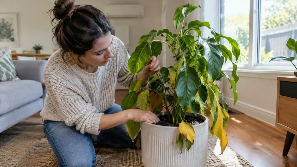 why is my indoor plant dying