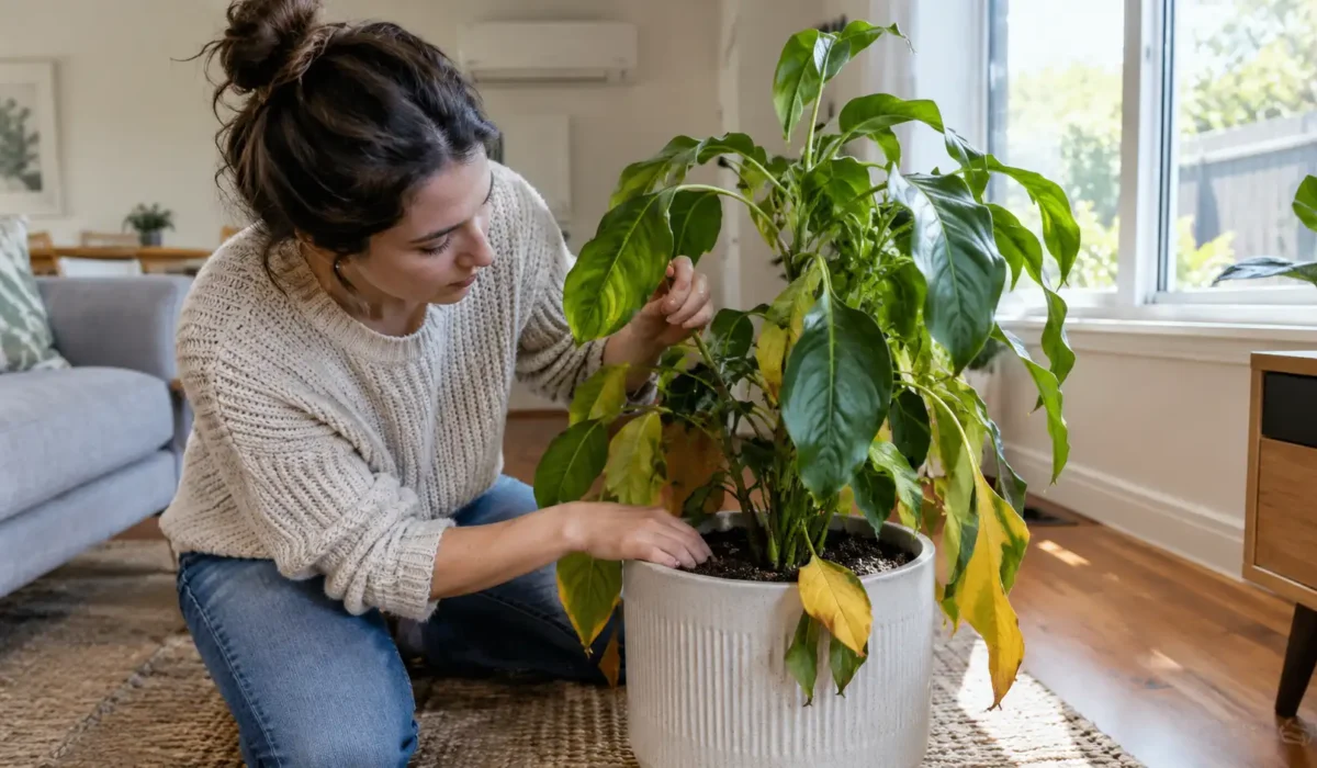 why is my indoor plant dying