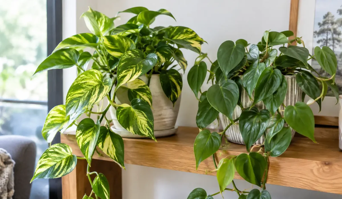 pothos vs philodendron